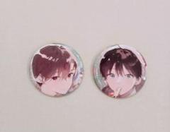 ハレルヤベイビー　グリッター缶バッジセット　都&冬夏E