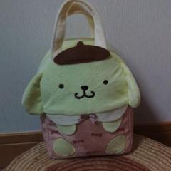 ポムポムプリン　プチリボン2ーWAY ふわふわバッグ　ぬいぐるみ