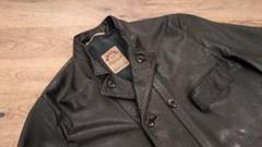 【美品】1940s スウェーデン ゴートスキンレザージャケット\"MASENS\" 美品】1940s スウェーデン ゴートスキンレザージャケット