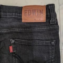 EDWIN　デニム　黒　150cm