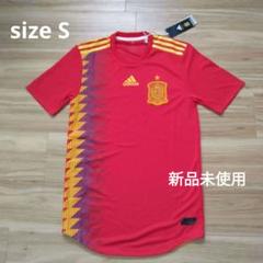 【新品未使用】adidas スペイン代表 シャツ Sサイズ レッド