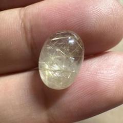 天然ルチルクオーツルース　5.555ct