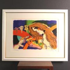 ランキングや新製品 美品 Feel~」シルクスクリーンサイン入 Don't マイケル・ルー「Fish - 版画