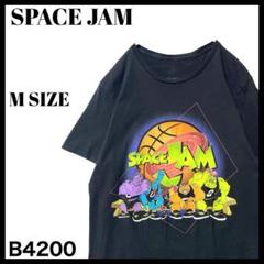 古着 スペースジャム モンスターチーム キャラクタープリント Tシャツ 黒 M