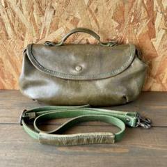 【良品】Japlish 2way がま口ショルダーバック ルポ Lupo M