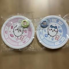 ちいかわ　くら寿司　皿　寿司皿　バッジ　ハチワレ　くりまんじゅう