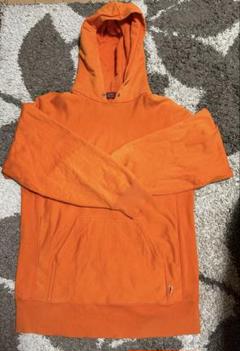 【美品】dickies オレンジ フード付きプルオーバー　Lサイズ