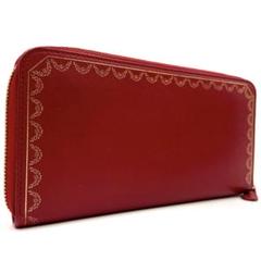 【美品】Cartier カルティエ ガーランド ドゥ 長財布 ラウンドファスナー