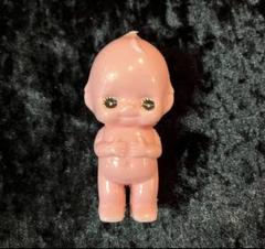 【当時物】昭和レトロ タケダ製薬 マスコット ソフビ人形 ピンク色 おもちゃ