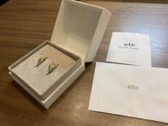 ete チャッキーハグピアス ピンクゴールド チャンキー ハグピアス（872245-246-247） ｜ women（ウィメンズ