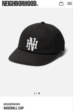 帽子 NEIGHBORHOOD Baseball Cap 新品//未使用】NEIGHBORHOOD 25ss BASEBALL CAP ブラック