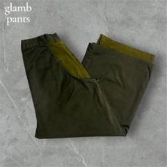 古着glambグラムレイヤードデザインワイドパンツ変形二重構造 ギミック