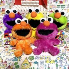 セサミストリート エルモ キャンディ ファニー マスコット 5色セット