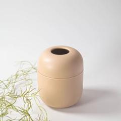 洗いやすい!モダンなフラワーベース 花器 花瓶 ベージュ おしゃれ