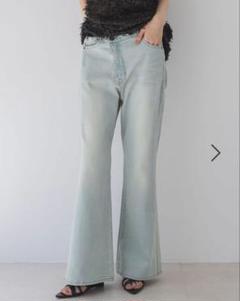 JEANASIS ブーツカットデニム 美品】JEANASIS ブーツカットデニムパンツ（Mサイズ） - メルカリ