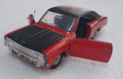 オペル　レコード　　ディンキートーイズ DINKY TOYS OPEL レコードクーペ 1/43 赤黒ツートンカラー