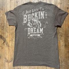 Wrangler Buckin Dream Tシャツ　バックプリント　バイカー