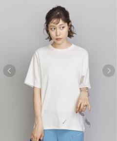 BY 麻ブレンドクルーネックTシャツ　¥6600 ホワイト　リネン♡ 夏