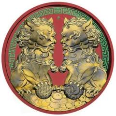 2017 オーストラリア 1ドル ドラゴンとフェニックス 銀貨 a1301 2017 オーストラリア 1ドル ドラゴンとフェニックス 銀貨 a1301