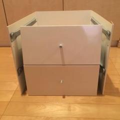 IKEAカラックス　引き出し　2段1組のサムネイル
