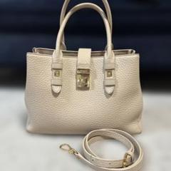 ★大幅値下げ★FURLA フルラ ハンド ショルダー バック ベージュ