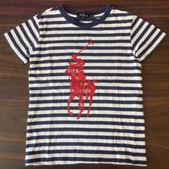お値下げ❗️【ビッグポニー】POLO ポロ　ボーダーTシャツ 100〜110cmのサムネイル