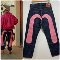 EVISU No.2 2001 W33×35 ピンク大黒　ビックカモメ