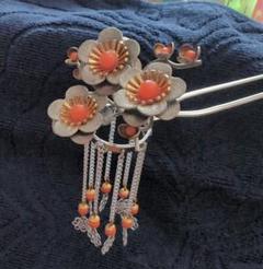 梅花モチーフ かんざし 髪飾り