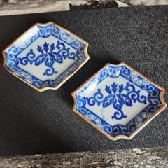 九谷焼 変形菱形 Yahoo!オークション -「菱形 皿」(九谷) (日本の陶磁)の落札相場