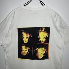 UNIQLO ユニクロ　Tシャツ　サイズL アンディーウォーホル　デカロゴ　古着