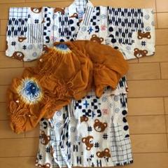 (こいろ様)ミキハウス男子浴衣、兵児帯セット110