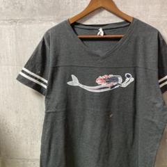 H755 Tシャツ 90s 00s ヴィンテージ Y2K フットボールシャツ 夏