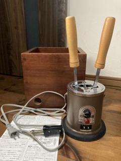 美品☆タキイ和裁電化鏝 コテ2本・木箱つき
