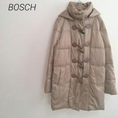 美品 ボッシュ BOSCH ボトルネック ロングダウンコート 38 グレー