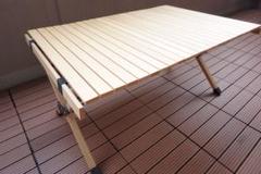 Hilander ウッドロールトップテーブル(現行品)