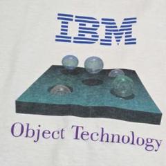 ビンテージ　IBM Object Technology Tシャツ　　企業　アート
