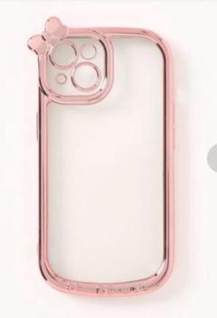未使用 iPhone13 スマホケース エイミードット メッキフレームリボン