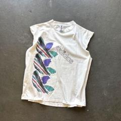 90s adidas アディダス タンクトップ シングルステッチ