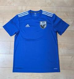 【JFA支給】adidas JFA トレーニングウェア 青　半袖　Ｌサイズ 新品】adidas JFAトレーニングウェア 半袖 技術指導者支給品XO