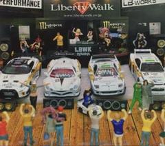 LBWK 1:64スケールオートサロンジオラマセット LBWKグッズ 新作 オートサロンセット | タイヤ・アライメント