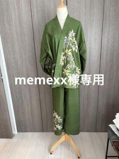 着物リメイク 浴衣作務衣 浴衣着物で作務衣 上下 セットアップ おうち時間 作業着 お家着