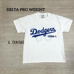 DELTA PRO WEIGHT Dodgers Tシャツキッズ Lホワイト