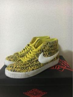 【レア】27.5 NIKEブレーザーMID黄色スニーカー ブレザー