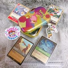 ❤️ポケモン缶＆ロルカナカード＆ONE PIECEカード＆ステッカーセット⭐️