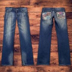 希少✨️ Mod25LA004 DSQUARED2 イタリア製 花柄 ペイント