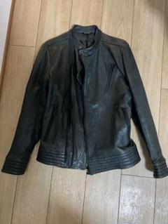 【A·S·M(アトリエ·サブ·メン)】レザーシングルライダースジャケット A.S.M アトリエサブメンレザー ライダースジャケット