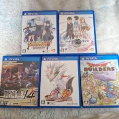 PSVITA ソフト5点セット サモンナイト SAO 戦国無双4 など