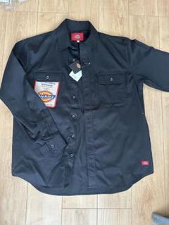 Dickies ワークシャツ L 黒　ディッキーズ　新品未使用