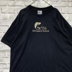 USA製90sヴィンテージTシャツ！シングルステッチ　ブラック半袖古着2XL79