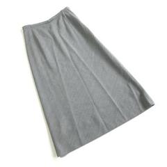 【美品】 バーバリーロンドン　ロングスカート　タイト　ウール100%　グレー　7